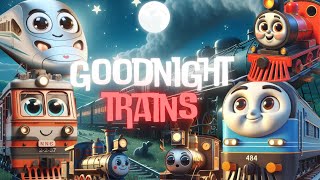 Goodnight TrainsTHE IDEAL Coziest Bedtime Stories for Babies and Toddlers with Calming Melodies
