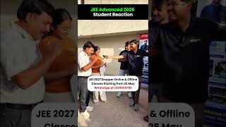 Saransh Sir at JEE Advanced 2026 Exam Center ❤️ Shocking Reaction 😱 #shorts #esaral #jee #jee2026