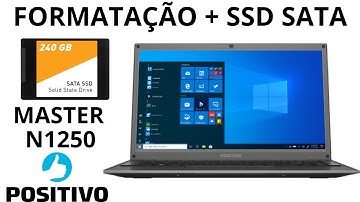 🏆COMO FORMATAR NOTEBOOK POSITIVO MASTER