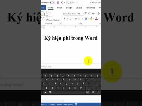 Cách viết ký hiệu phi trong Word 2023 mới nhất