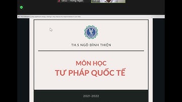 [Tư pháp quốc tế] Buổi 1