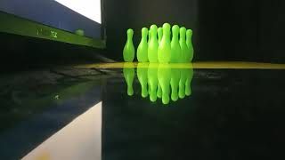 mini bowling strike