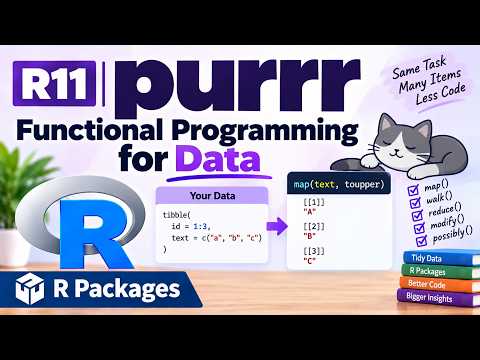 R11 | purrr — Functional Programming for Data | R Packages | Uplatz