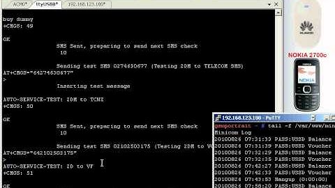 Scripting Service Checks using minicom & AT commands