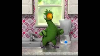 Talking Pierre scared of talking tom