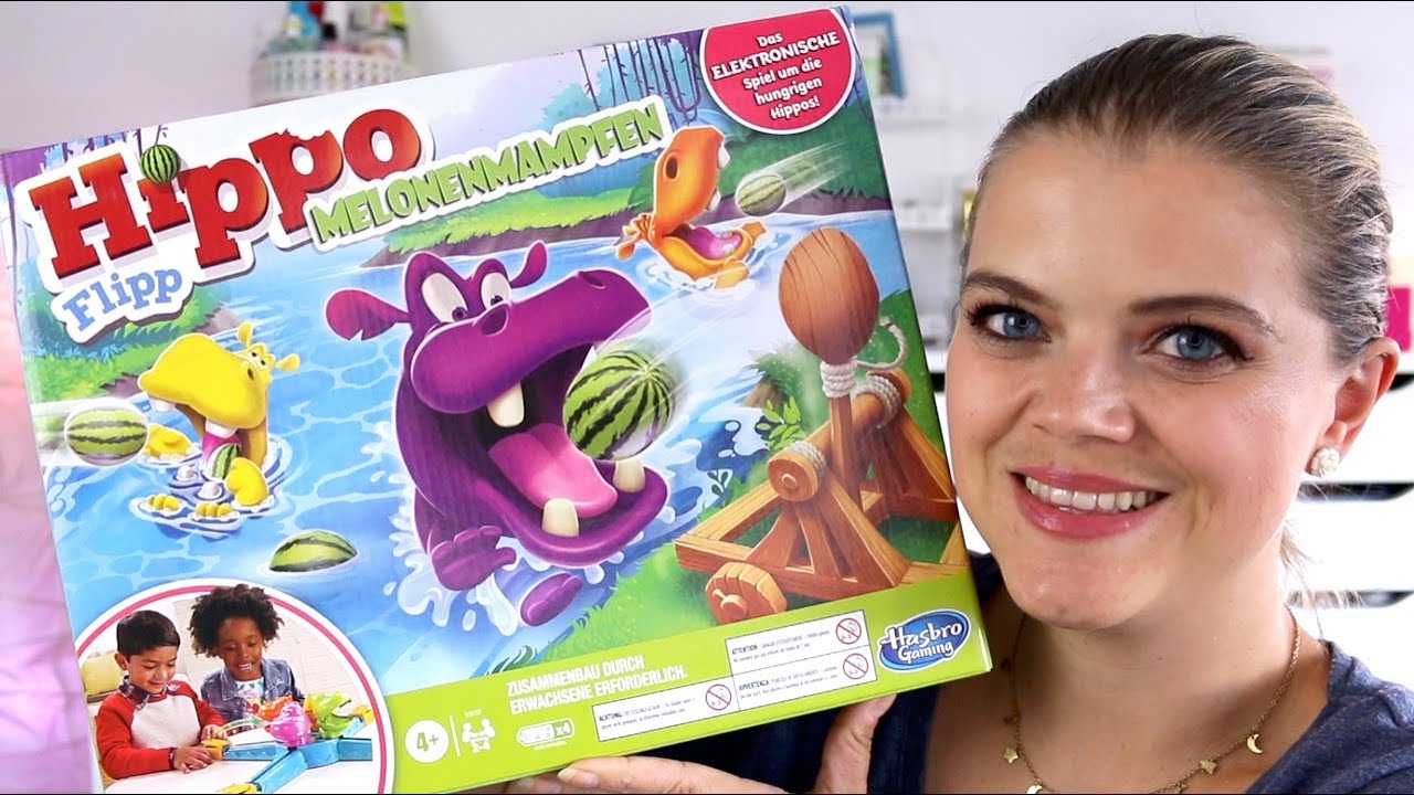 Hasbro Gaming Hippo Flipp - Gioco da tavolo per bambini dai 4