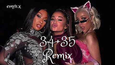 Ariana Grande (feat. Doja Cat and Megan Thee Stallion) - 34+35 Remix (𝐬𝐥𝐨𝐰𝐞𝐝 + 𝐫𝐞𝐯𝐞𝐫𝐛)