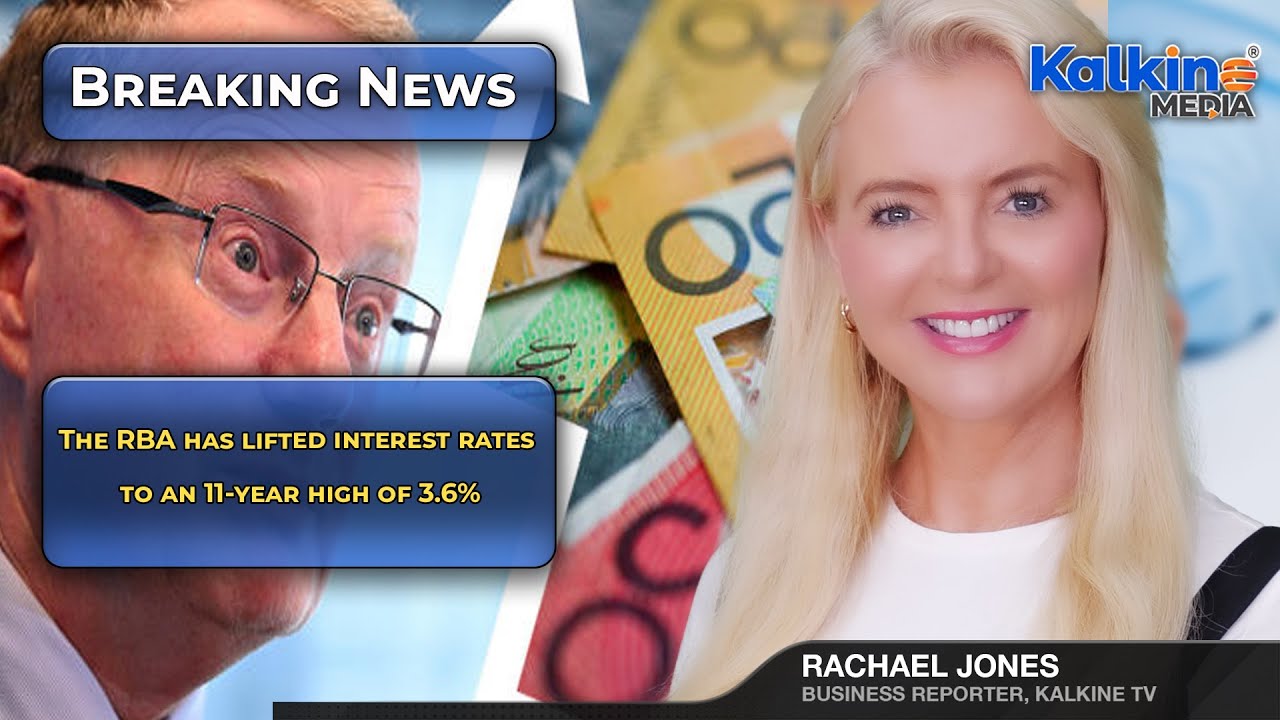 The RBA has lifted interest rates to an 11-year high of 3.6% - YouTube