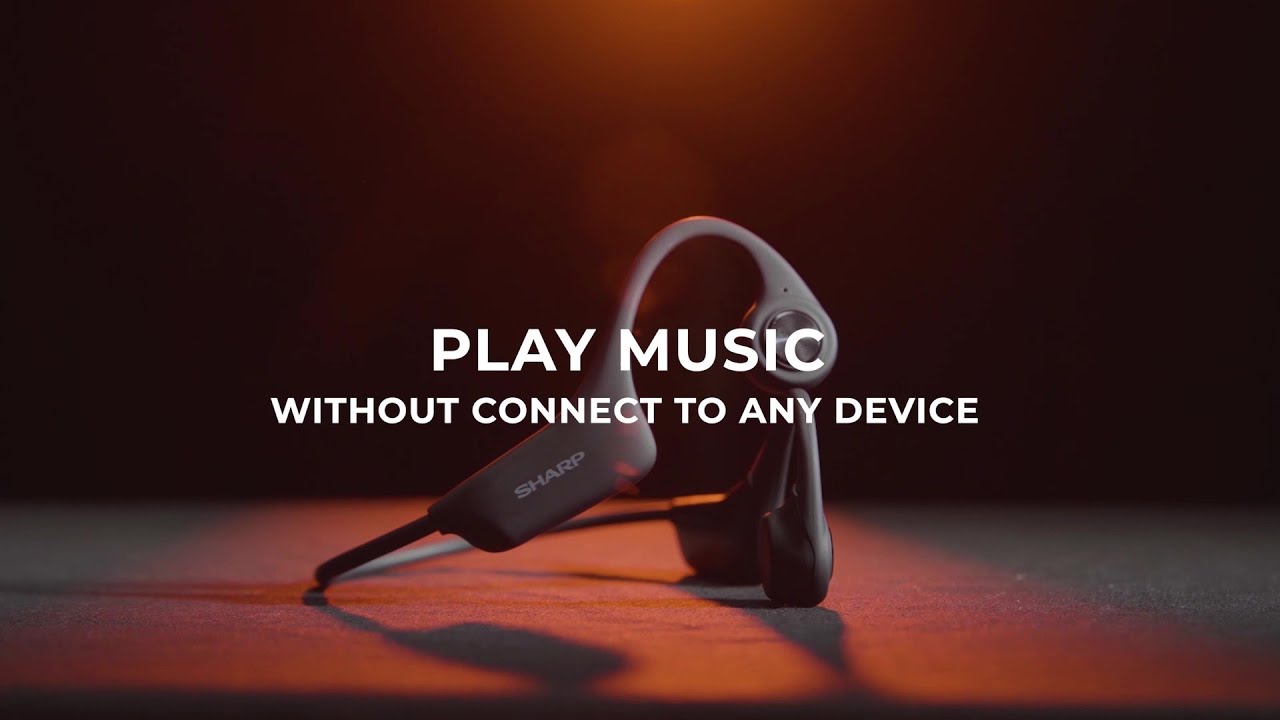 Sharp Bone Conduction HP-BC50 | The Future of Sleek & Stylish Audio Technology.