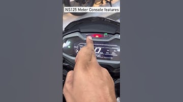 Bajaj Pulsar NS125 Meter Console features Explain #bajajpulsarns125 #pulsarns125 #ns125