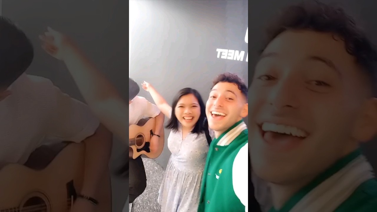Crash Adams - Give Me A Kiss acoustic duet in Singapore #shorts