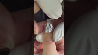 Popular nail polish “glitter silver”#shorts