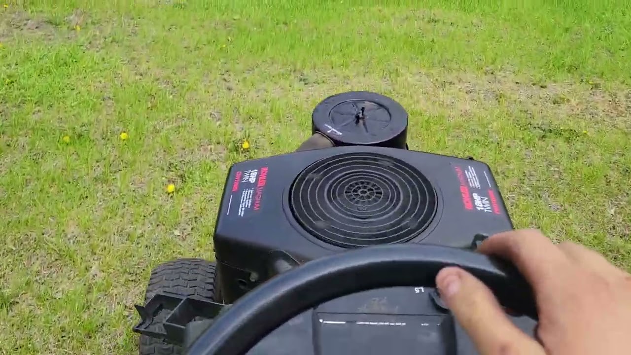 Craftsman Die Hard 18HP Kohler Magnum Oppsed Twin Run-up and Look Over