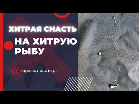 С этой снастью вся хитрая рыба ваша. Карась, лещ, карп. Tricky tackle for fishing. @Roma_Luk