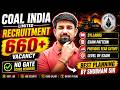 Coal India Recruitment 2026 | COMPLETE PLANNING | SYLLABUS🔥 #coalindia #civilengineering #shubhamsir