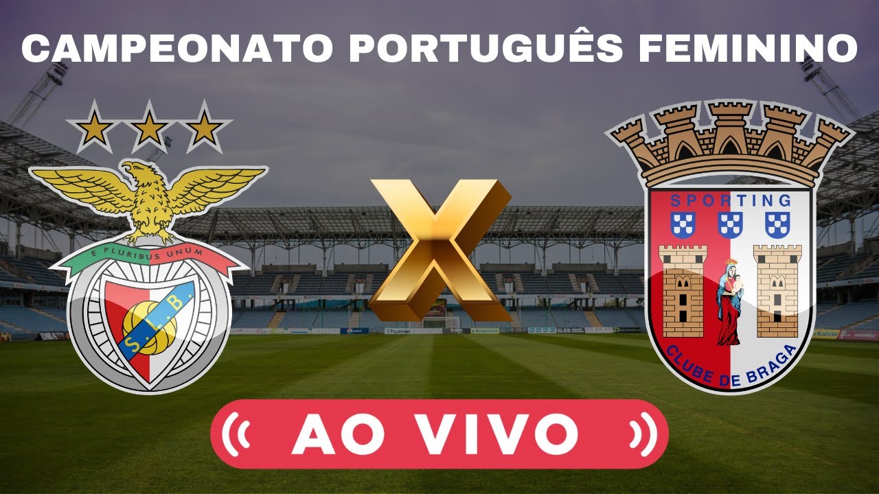 assistir Sporting Braga e SL Benfica ao vivo na tv 17 dezemb
