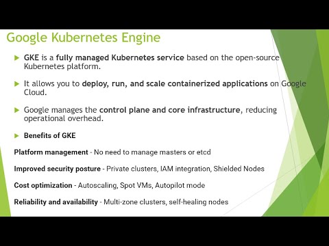 Google Kubernetes Engine (GKE) in Google Cloud (GCP) Part-1 - YouTube