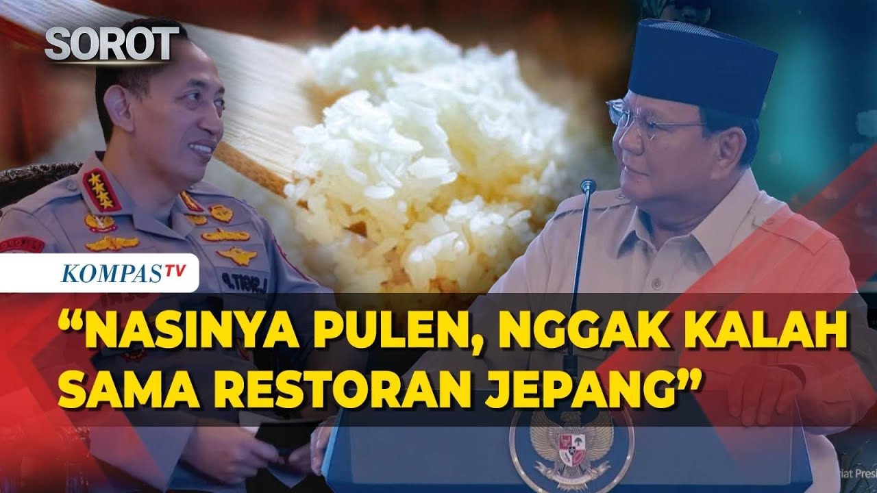 Prabowo Puji Dapur MBG Polri: Nasinya Enak Pulen, Nggak Kalah Sama Restoran Jepang!