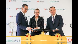 Baltic Pipe, a natural gas pipeline officially launched in Poland - Opening Ceremony