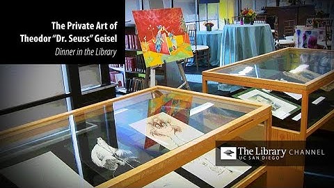 The Private Art of Theodor Dr. Seuss Geisel - Dinner in the Library 2019
