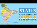 States of India | States and Capitals of India | भारत के प्रदेश और राजधानी