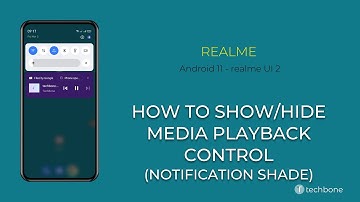 How to Show/Hide Media Playback Control in Notification Shade - realme [Android 11 - realme UI 2]