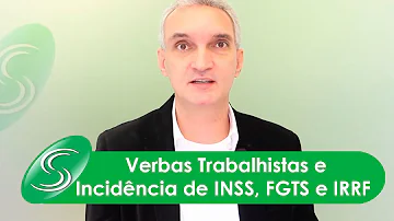 Qual verba não incide FGTS?