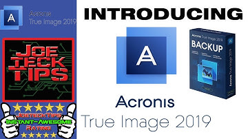 Acronis True Image 2019 - Review | JoeteckTips