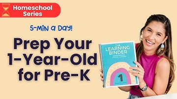 Prepare Your 1-Year-Old for Pre-K Success | Learning Binder 1 Overview