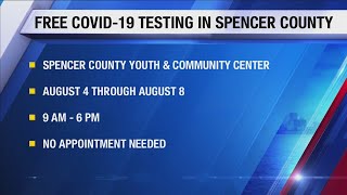 Free COVID-19 testing coming to Spencer County