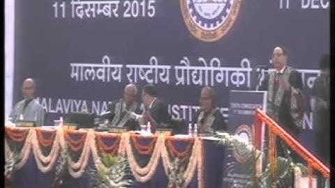MNIT Jaipur 10th Convocation Part-3