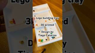 Lego building tray review! 3D printed design by Tiago Catarino. #lego #3dprinting