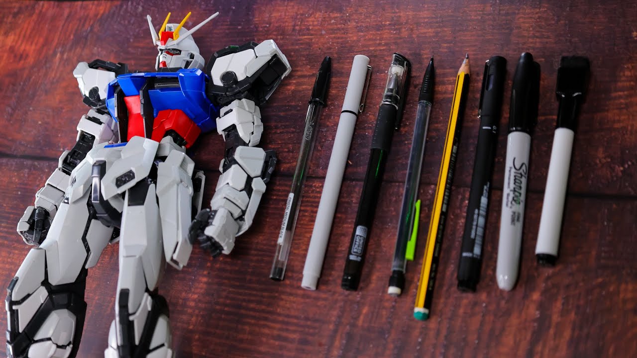 gundam line  2022 New  CAN IT PANEL LINE? - Can You Panel Line a Gundam Model Kit With Household Pens?