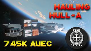 Star Citizen Gameplay Hauling Local Missions Experienced Rank With Hull A on MicroTech