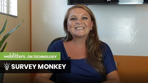 Webfitters On Technology: Survey Monkey: A simple and easy way to create surveys and collect results