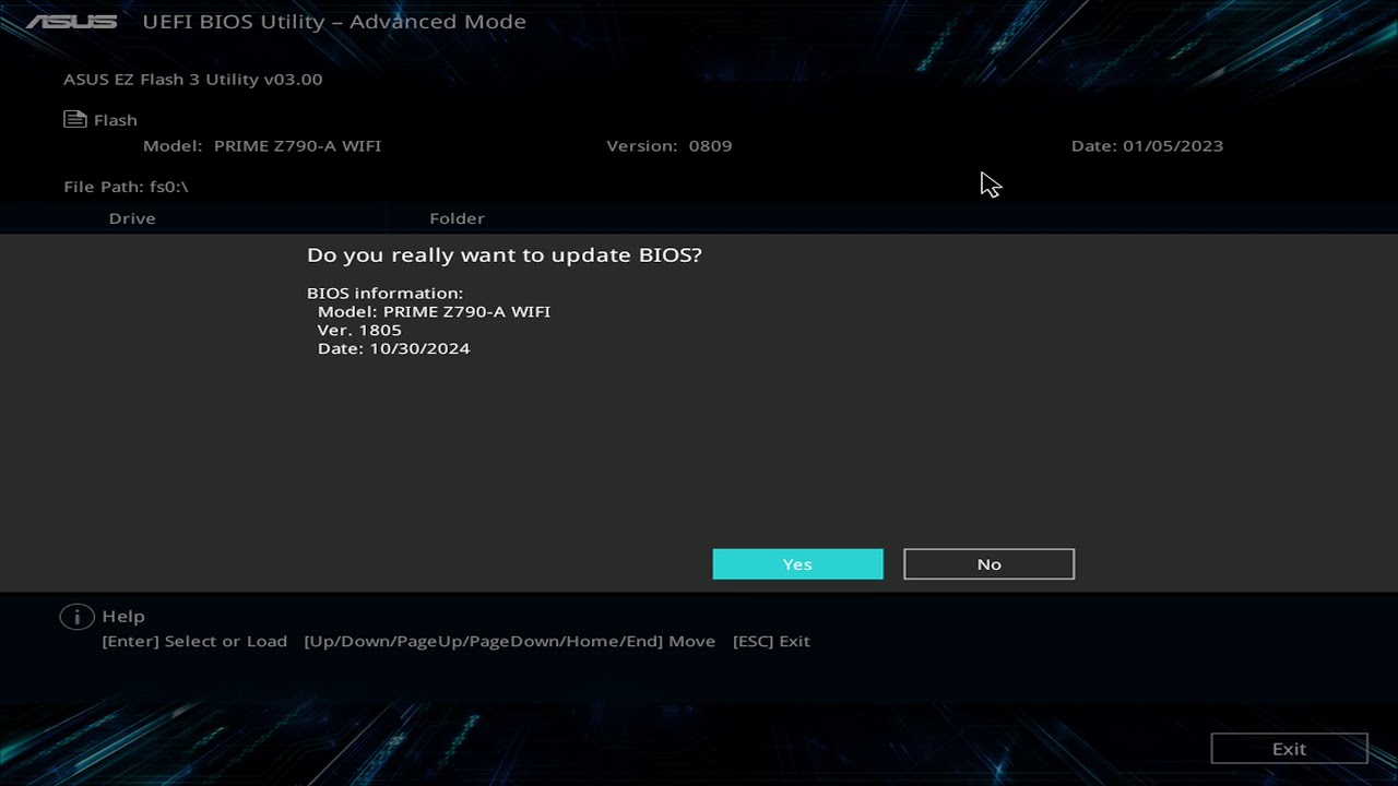 ASUS PRIME Z790-A WIFI BIOS How To EZ Flash 3 Utility Update #ASUS