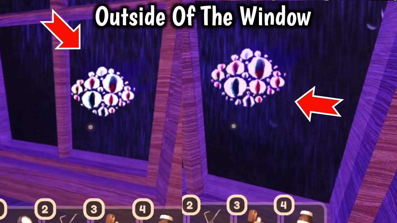 Eyes Entity Spotted Outside Of The Window In roblox Doors Hotel Update