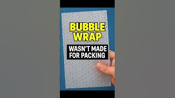 Bubble Wrap Was A Fail!😯 #bubblewrap #weirdfacts #facts #foryou #youtubeshorts #shorts #viral
