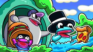 We Flop Around a Sewer and Eat 100 Million Tons of Food! screenshot 3