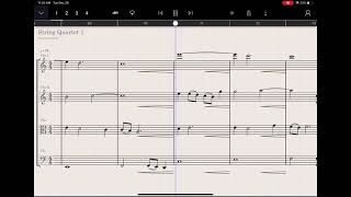 String Quartet No. 1 - Nick Komarnicki (StaffPad and Berlin First Chairs)