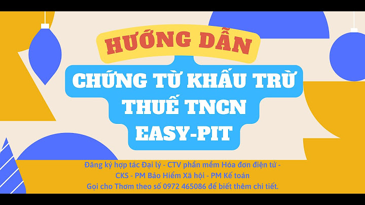 Cách viết hóa đơn khấu trừ thuế tncn năm 2024