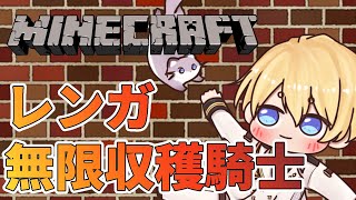 【MINECRAFT】レンガが足りない！！掘らなきゃ！！【岸堂天真/ホロスターズ】