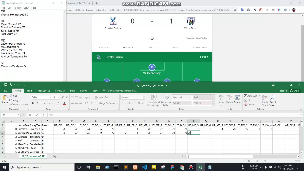 How to collect football player data part 2 - YouTube