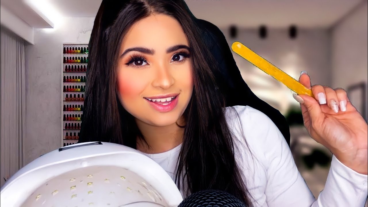 ASMR:MANICURE FOFOQUEIRA!💅
