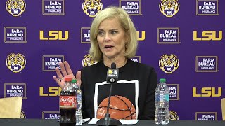 LSU Kim Mulkey WIN over Auburn postgame, plus Aneesah Morrow and Kailyn Gilbert
