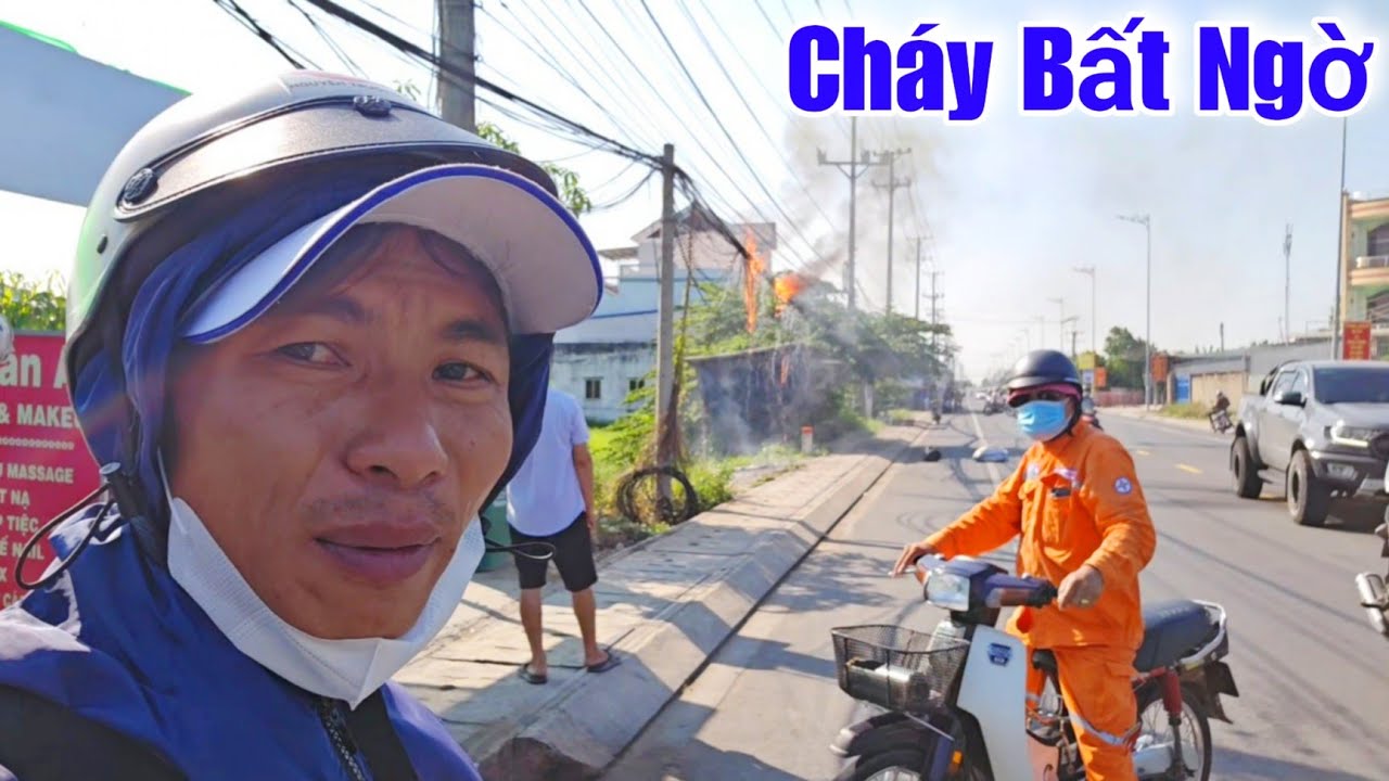 Long an bất ngở cháy 