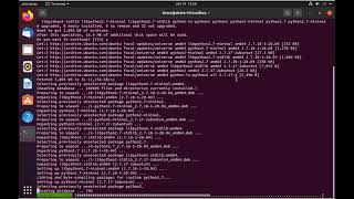 Installing Python in Ubuntu