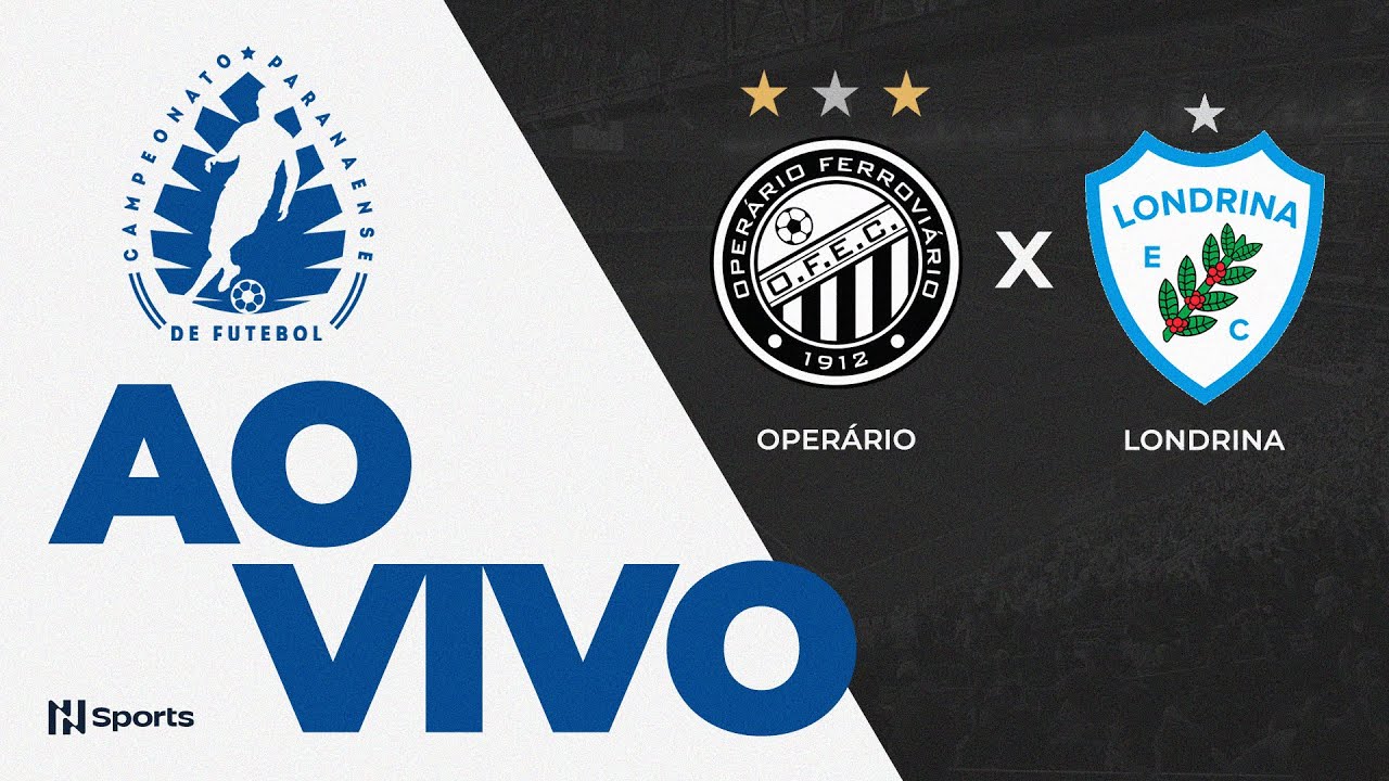 JOGO COMPLETO: OPERÁRIO 0 X 1 LONDRINA | 6ª RODADA | CAMPEONATO ...