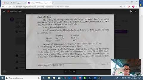 Bài tập 7 : Dùng PWM của PIC để điều khiển thay đổi  động cơ 24VDC 3 tốc độ