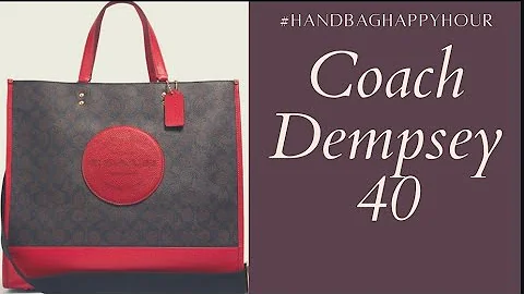 Coach Dempsey 40 Tote + Comparisons| Floto v. Doon...